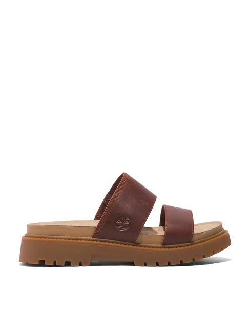 CLAIREMONT WAY Sandalen dunkelrotes Vollkorn - Damenschuhe