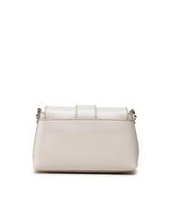 FURLA CHARLOTTE Mini-Schultertasche aus Leder Perle - Damentaschen - 5