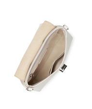 FURLA CHARLOTTE Mini-Schultertasche aus Leder Perle - Damentaschen - 6