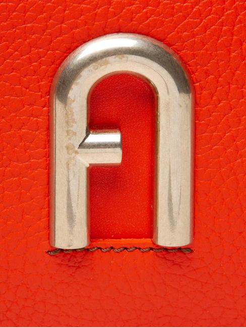 PRIMULA Umhängetasche aus Leder Mandarine - Damentaschen