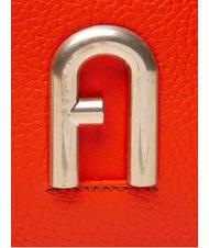 FURLA PRIMULA Umhängetasche aus Leder Mandarine - Damentaschen - 5