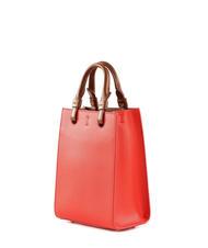 FURLA VARSITY STYLE Vertikale Ledertasche mit Schultergurt spritz+greige - Damentaschen - 3