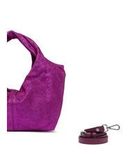 GIANNI CHIARINI AGNESE Tasche aus laminiertem Leder heißes Rosa - Damentaschen - 3