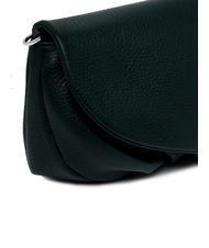 GIANNI CHIARINI ADELE Clutch aus Leder mit Schulterriemen aus Metall dunkelgr&uuml;n - Damentaschen - 3