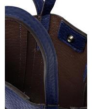 GIANNI CHIARINI SUPERLIGHT Tasche aus geh&auml;mmertem Leder mit Doppelgriffen Galaxie blau-t.moro - Damentaschen - 4