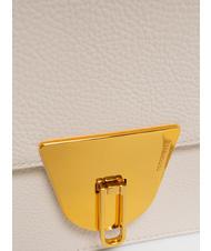 COCCINELLE NICO Kleine Umhängetasche aus Leder Kokosmilch - Damentaschen - 3