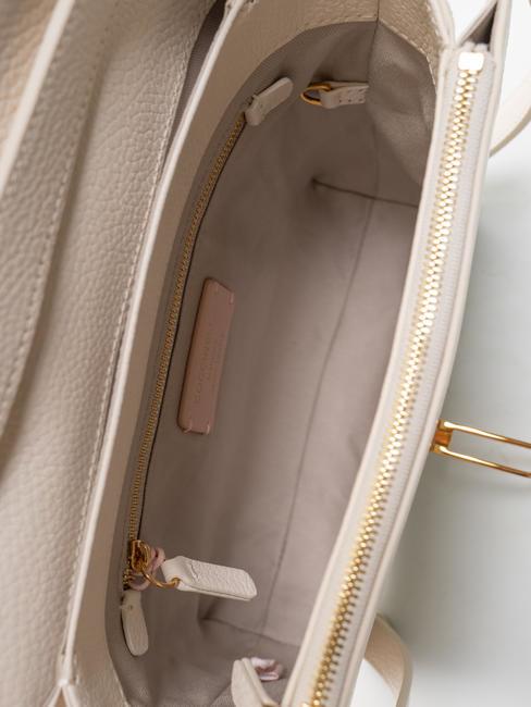 NICO Kleine Umhängetasche aus Leder Kokosmilch - Damentaschen