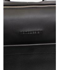 MOMO DESIGN SQUARED Lederrucksack für 15-Zoll-Laptop Schwarz - PC-Rucksäcke - 3