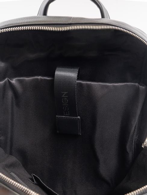 SQUARED Lederrucksack für 15-Zoll-Laptop Schwarz - PC-Rucksäcke