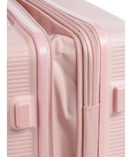 ECHOLAC FORZA Set mit 3 erweiterbaren Trolleys: Kabine+Mittel+Groß Rosa - Trolleyset - 8