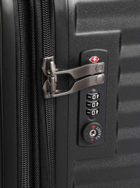 CELESTRA BLX Mittelgroßer erweiterbarer Trolley Schwarz - Harte Trolleys