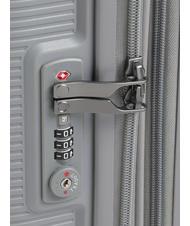 ECHOLAC FORZA Großer erweiterbarer Trolley Arktisches Grau - Harte Trolleys - 4