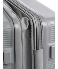 ECHOLAC FORZA Großer erweiterbarer Trolley Arktisches Grau - Harte Trolleys - 5