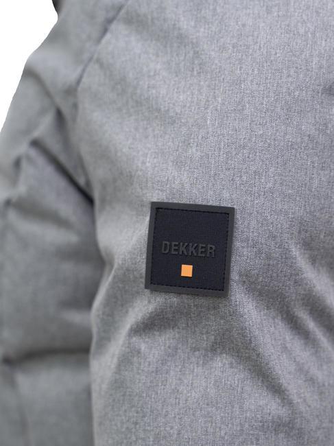 CIRRUS LT Daunenjacke mit Kapuze Melangegrau - Schwarz - Daunenjacken f&uuml;r Damen