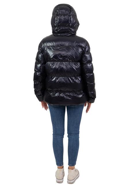 MARTFLY NIK Kurze gesteppte Daunenjacke Schwarz Schwarz - Daunenjacken f&uuml;r Damen