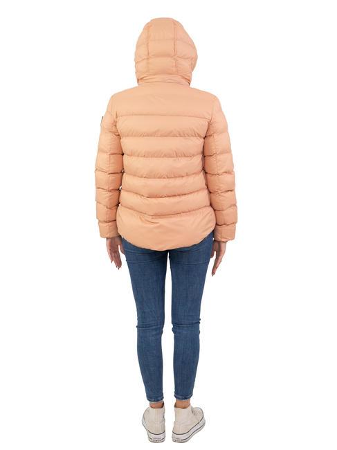 NISTON NY Kurze Daunenjacke mit Kapuze Bombaybraun - Daunenjacken für Damen