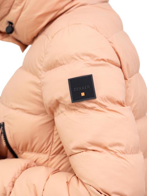 NISTON NY Kurze Daunenjacke mit Kapuze Bombaybraun - Daunenjacken für Damen