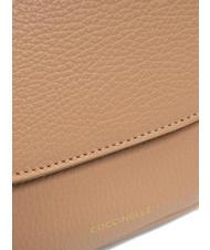 COCCINELLE CHERRY Mini-Schultertasche aus Leder getoastet - Damentaschen - 5