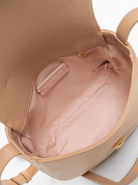 CHERRY Mini-Schultertasche aus Leder getoastet - Damentaschen