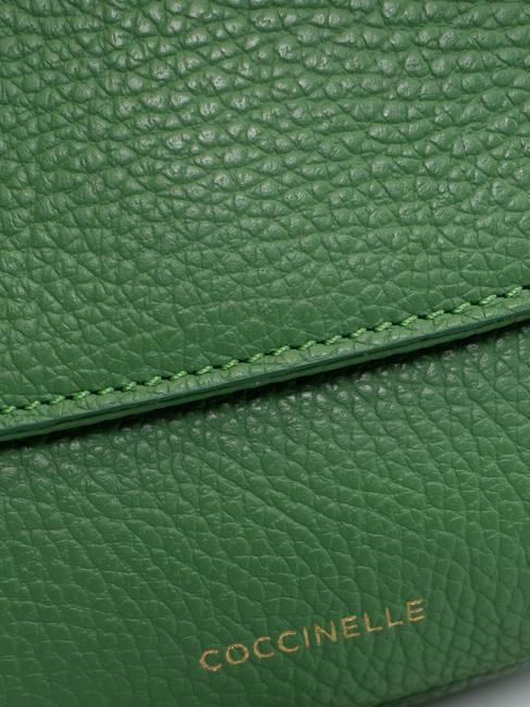 CHERRY Mini-Schultertasche aus Leder Pfefferminze - Damentaschen