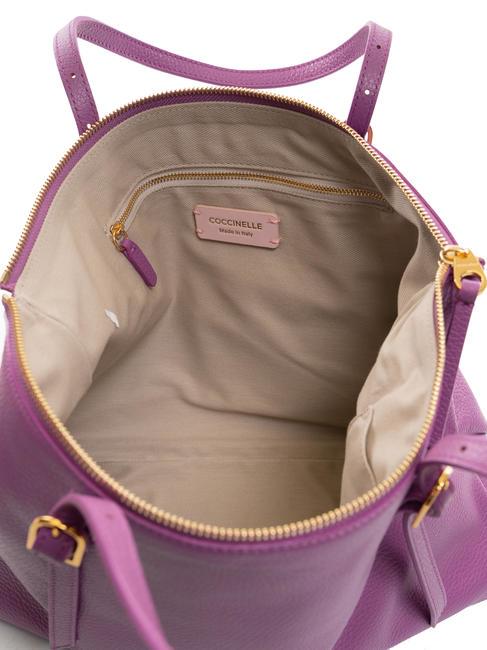 CHERRY Einkaufstasche aus geh&auml;mmertem Leder Dahlie - Damentaschen