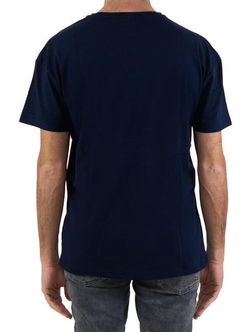 BASIC FLOCK Baumwoll-T-Shirt mit Logo Marine - Herren-T-Shirts