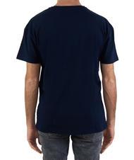 ASPESI BASIC FLOCK Baumwoll-T-Shirt mit Logo Marine - Herren-T-Shirts - 3