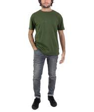 ASPESI BASIC FLOCK Baumwoll-T-Shirt mit Logo Militär - Herren-T-Shirts - 5
