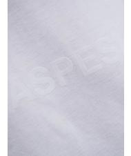 ASPESI BASIC FLOCK Baumwoll-T-Shirt mit Logo Weiß - Herren-T-Shirts - 2