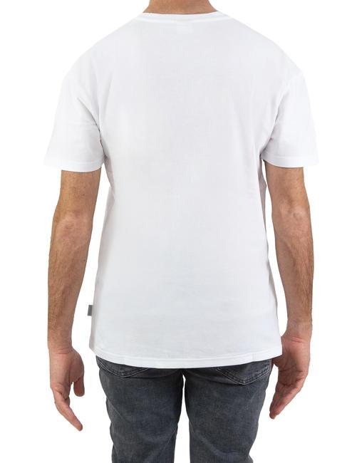 BASIC FLOCK Baumwoll-T-Shirt mit Logo Weiß - Herren-T-Shirts
