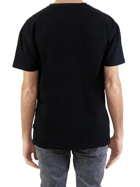 BASIC Baumwoll-T-Shirt mit Logo Schwarz - Herren-T-Shirts