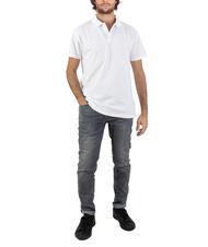 ASPESI BASIC Kurzärmliges Stretch-Poloshirt Weiß - Herren-Polo-Shirts/Herren-Polo-Shirt/Herrenpoloshirt/Herrenpoloshirts - 5