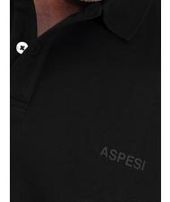 ASPESI BASIC Kurz&auml;rmliges Stretch-Poloshirt Schwarz - Herren-Polo-Shirts/Herren-Polo-Shirt/Herrenpoloshirt/Herrenpoloshirts - 3