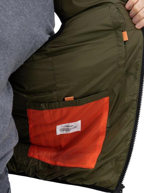 PORPOISE NY Gepolsterte Weste dunkles oliv - Ärmellose Jacken für Männer