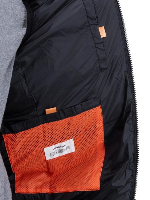 PORPOISE NY Gepolsterte Weste Schwarz - Ärmellose Jacken für Männer