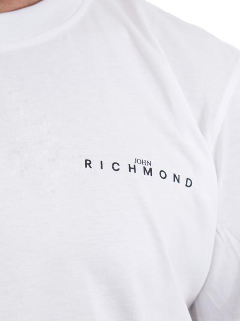 ACOSTA Baumwoll t-shirt weiß schwarz - Herren-T-Shirts