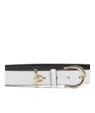 ROCCOBAROCCO RB LIZZARD G&uuml;rtel Hergestellt in Italien Wei&szlig; - G&uuml;rtel - 2