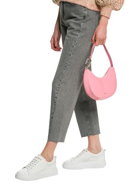 PRIMAVERA Hobo-Tasche aus Leder Geranie - Damentaschen