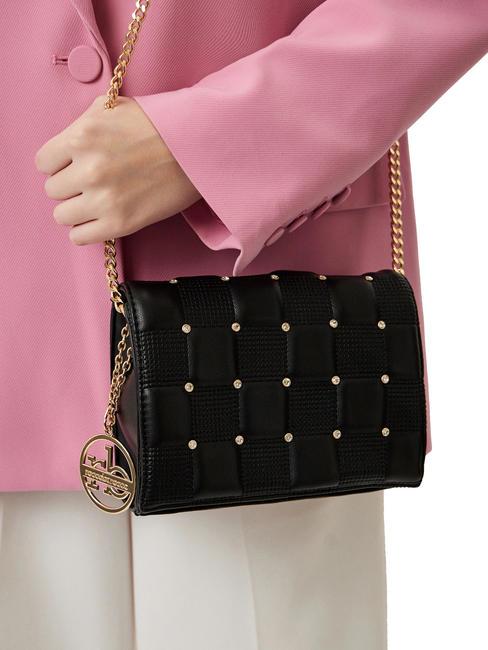 DIAMANTE  Schulter-/Crossbody-Minitasche Schwarz - Damentaschen