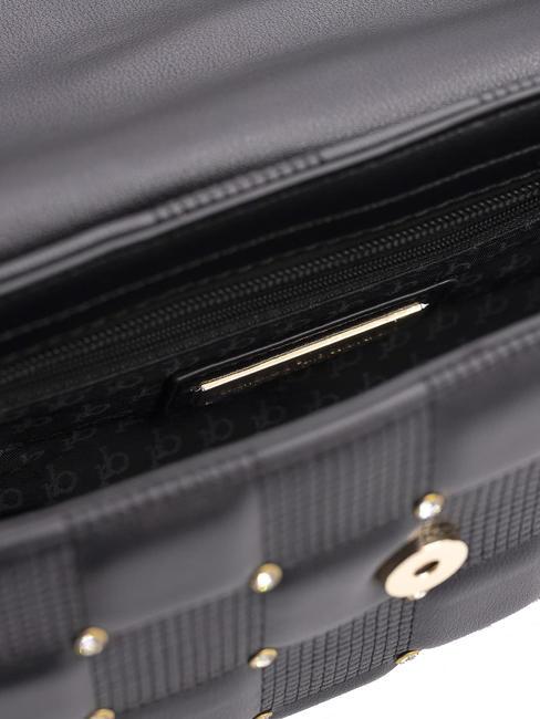 DIAMANTE Mini-Umhängetasche mit Schultergurt Schwarz - Damentaschen