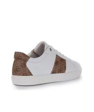 GUESS TODA Niedrige Turnschuhe Weiss-braun - Damenschuhe - 3