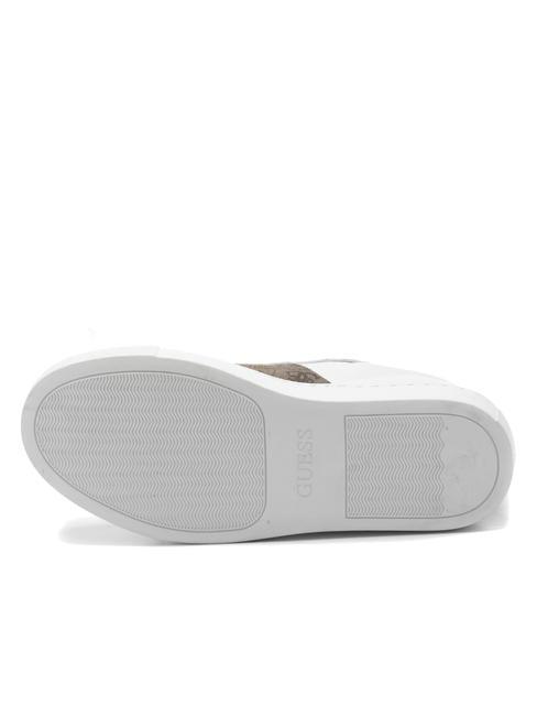 TODA Niedrige Turnschuhe Weiss-braun - Damenschuhe