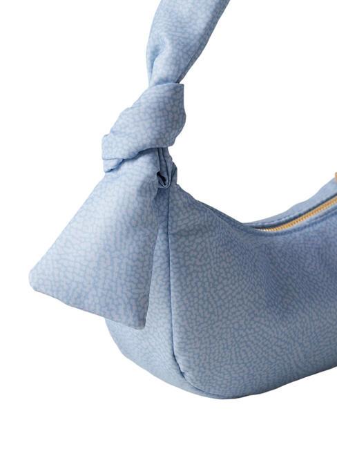 LOVER NYLON Kleine Umh&auml;ngetasche mit Schultergurt Topas/Hellgrau - Damentaschen