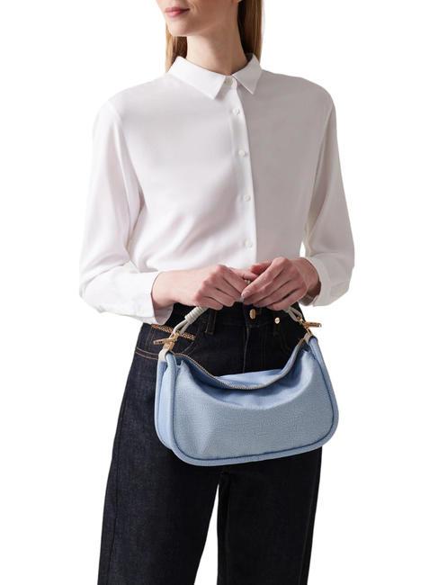 HORSEBACK NYLON Handtasche mit Schultergurt Topas/Hellgrau - Damentaschen