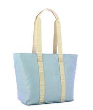 BORBONESE SHOPPER MEDIUM ECO LINE Einkaufstasche Topas/Hellgrau - Damentaschen - 2