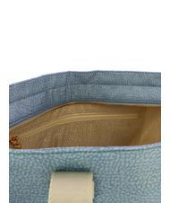 BORBONESE SHOPPER MEDIUM ECO LINE Einkaufstasche Topas/Hellgrau - Damentaschen - 4