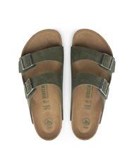 BIRKENSTOCK ARIZONA Zwei-Band-Slipper Wüstenstaub-Thymian - Schuhe Unisex - 5