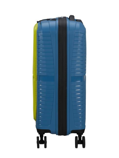 AIRCONIC Handgepäck-Trolley, 15,6" PC-Halterung Kronenblau/Limette - Handgepäck