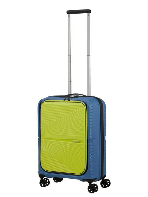 AIRCONIC Handgepäck-Trolley, 15,6" PC-Halterung Kronenblau/Limette - Handgepäck