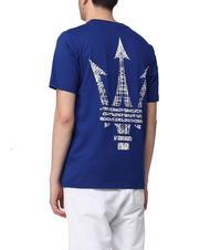 NORTH SAILS MASERATI Baumwoll-T-Shirt mit Aufdruck Elektrisches Blau - Herren-T-Shirts - 2